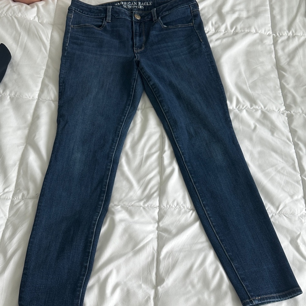 American Eagle Outfitters Dark Indigo Skinny Jeans